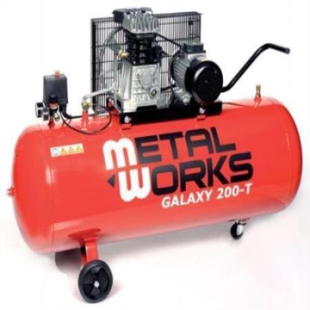 COMPRESOR ALTERNATIVO MARCA METALWORKS MODELO GALAXY 200 litros -monofasico  4582002